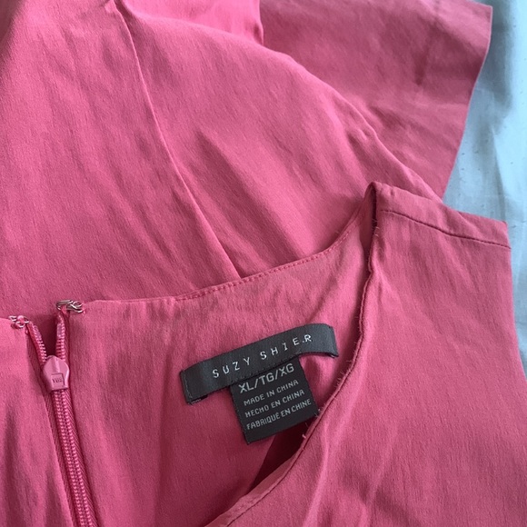 Pink Mid Length Slight Body-con Dress - Picture 1 of 4